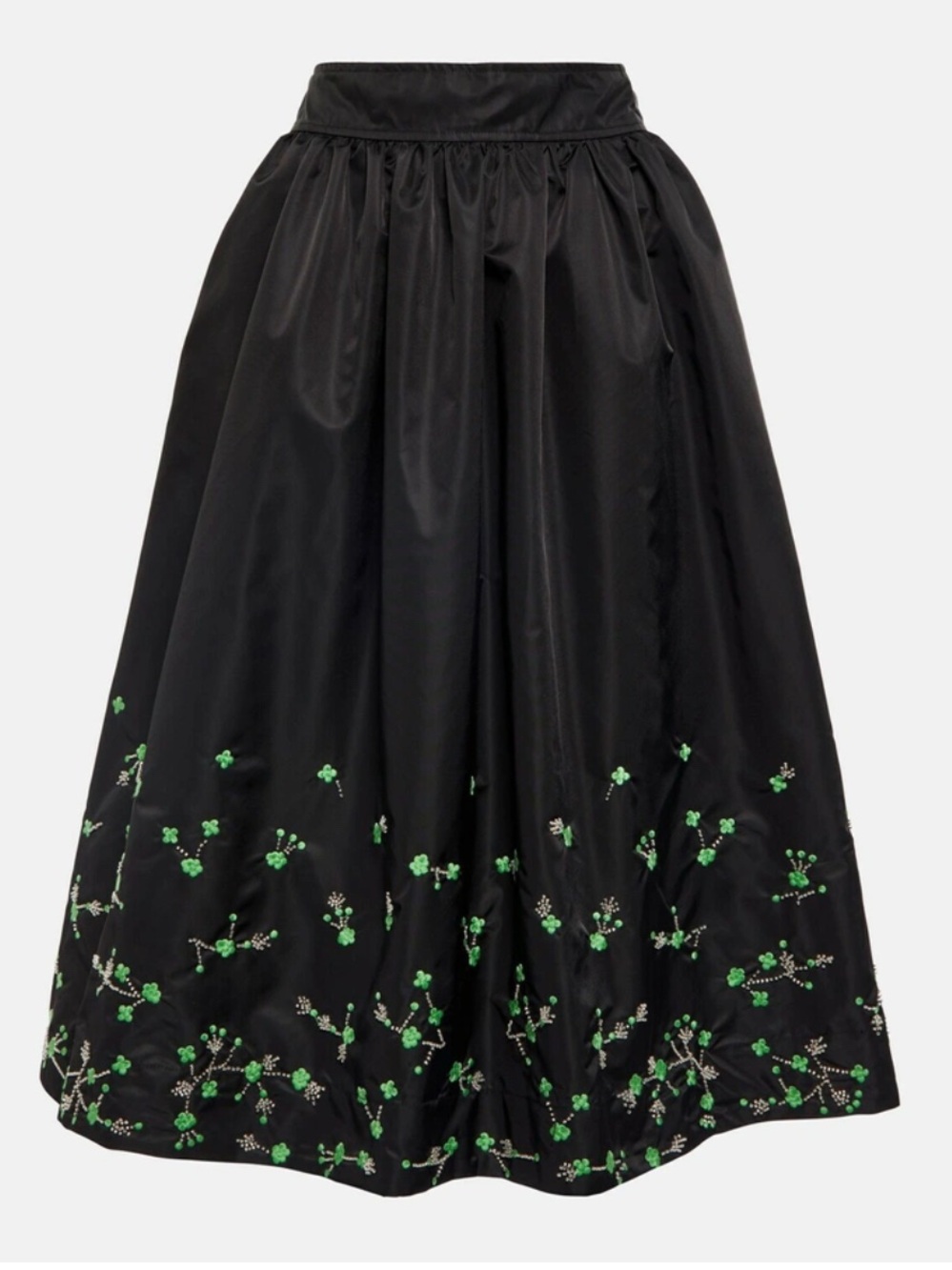 GANNI beaded midi skirt